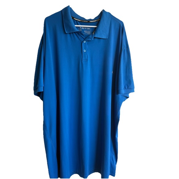 Arctic Cool Other - Arctic Cool Golf Polo Shirt Blue 4XL Short Sleeve  Lightweight HydroFreeze Tech